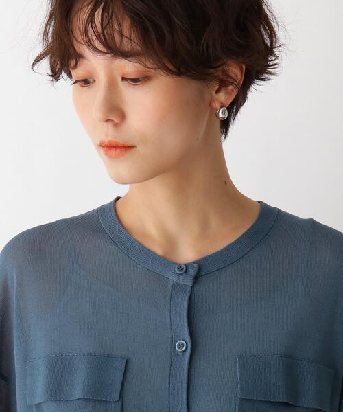 AG by aquagirl（エージーバイアクアガール）の「◆ポケットデザインシアーカーディガン（カーディガン/ボレロ・レディース・ブラック/ブルー/ダークオレンジ・38/36）」の9枚目の写真