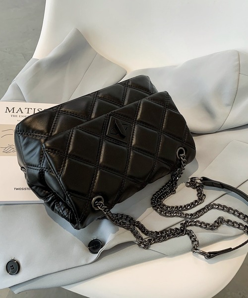 aimoha（アイモハ）の「キルティングショルダー（ショルダーバッグ・レディース・ホワイト/ブラック/ブルー/ベージュ・FREE）」の20枚目の写真