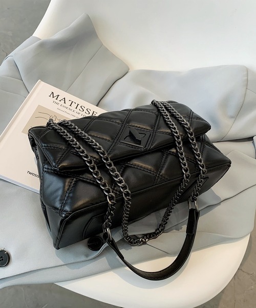 aimoha（アイモハ）の「キルティングショルダー（ショルダーバッグ・レディース・ホワイト/ブラック/ブルー/ベージュ・FREE）」の19枚目の写真