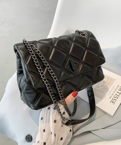 aimoha（アイモハ）の「キルティングショルダー（ショルダーバッグ・レディース・ホワイト/ブラック/ブルー/ベージュ・FREE）」の18枚目の写真