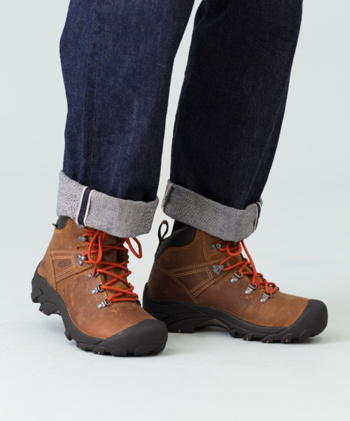 KEEN(キーン)の「PYRENEES / ピレニーズ / メンズ 登山靴 トレッキングシューズ(ブーツ・メンズ・ブラウン・26.5cm/27.5cm/25cm/26cm/28cm/27cm/25.5cm/29cm/30cm/28.5cm/31cm)」の17枚目の写真