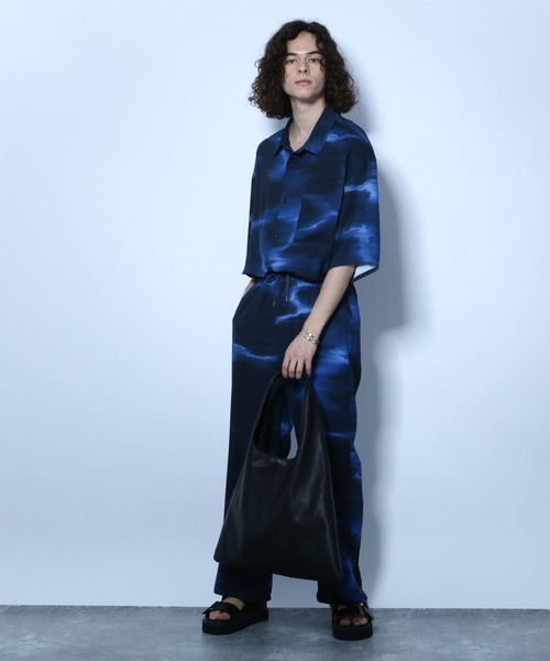 HARE（ハレ）の「サーフェイスシャツ(HARE)（シャツ/ブラウス・メンズ・ブラック/オフホワイト/ブルー・SMALL/MEDIUM）」の8枚目の写真