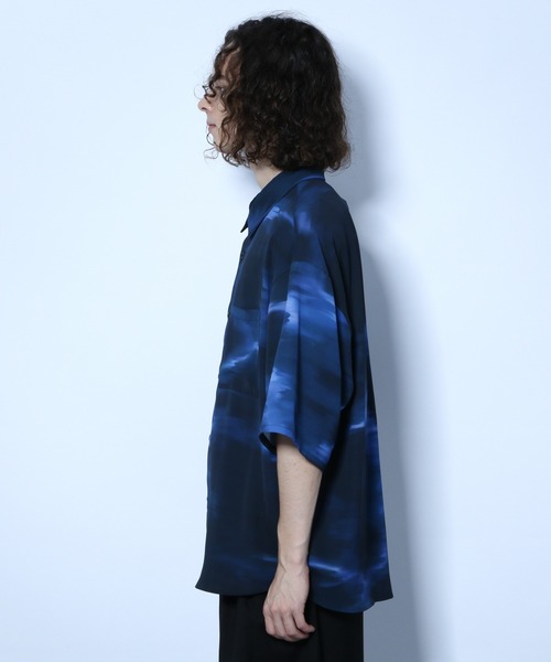 HARE（ハレ）の「サーフェイスシャツ(HARE)（シャツ/ブラウス・メンズ・ブラック/オフホワイト/ブルー・SMALL/MEDIUM）」の11枚目の写真