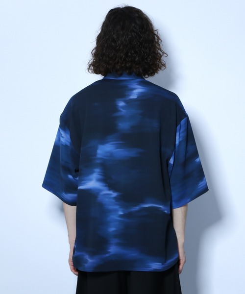 HARE（ハレ）の「サーフェイスシャツ(HARE)（シャツ/ブラウス・メンズ・ブラック/オフホワイト/ブルー・SMALL/MEDIUM）」の12枚目の写真