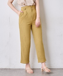 natural couture | おしゃれタック楊柳パンツ(その他パンツ)