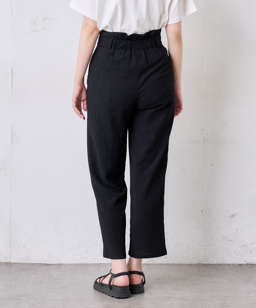 natural couture（ナチュラルクチュール）の「おしゃれタック楊柳パンツ（その他パンツ・レディース・ブラック/ベージュ/イエロー・FREE）」の20枚目の写真