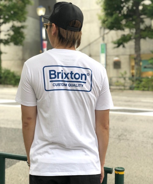 Palmer S S S S Prem Brixton ブリクストン のファッション トップス Brixton Prem Tee Tシャツ カットソー
