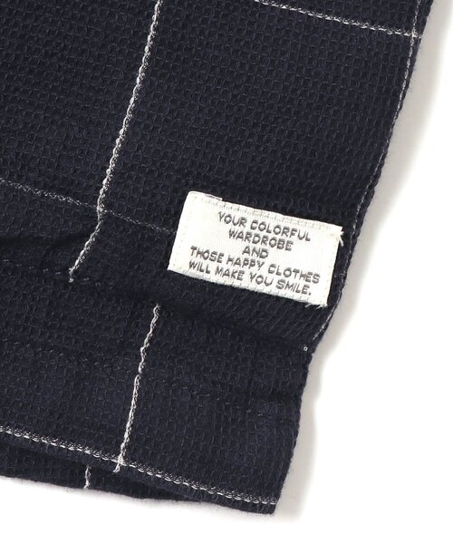 BREEZE（ブリーズ）の「/ワッフルセットアップ（シャツ/ブラウス・キッズ・キナリ/ネイビー・100/110/140/150/90/120/130）」の8枚目の写真