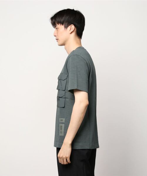 G-STAR（ジースター）の「POCKET LOOSE T-SHIRT/ルーズ/オーバーサイズ（Tシャツ/カットソー・メンズ・グレー系その他・LARGE/MEDIUM/SMALL/X-LARGE/X-SMALL）」の8枚目の写真