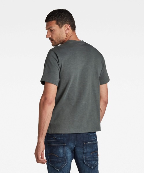 G-STAR（ジースター）の「POCKET LOOSE T-SHIRT/ルーズ/オーバーサイズ（Tシャツ/カットソー・メンズ・グレー系その他・LARGE/MEDIUM/SMALL/X-LARGE/X-SMALL）」の3枚目の写真