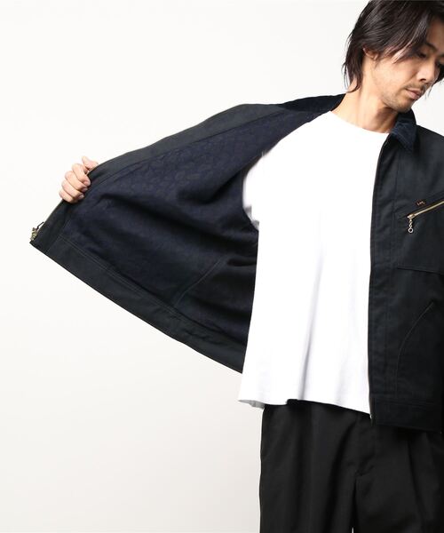 Lee(リー)の「BLACK RIDERS フェイクスエード ワークジャケット(テーラードジャケット・メンズ・ブラック/ブラック系その他・MEDIUM/LARGE/X-LARGE)」の3枚目の写真