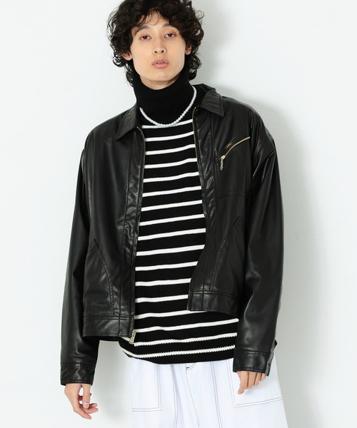 Lee(リー)の「BLACK RIDERS フェイクスエード ワークジャケット(テーラードジャケット・メンズ・ブラック/ブラック系その他・MEDIUM/LARGE/X-LARGE)」の8枚目の写真