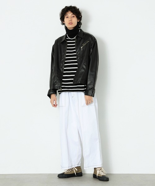 Lee(リー)の「BLACK RIDERS フェイクスエード ワークジャケット(テーラードジャケット・メンズ・ブラック/ブラック系その他・MEDIUM/LARGE/X-LARGE)」の15枚目の写真