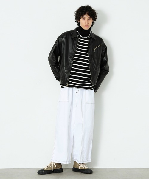 Lee(リー)の「BLACK RIDERS フェイクスエード ワークジャケット(テーラードジャケット・メンズ・ブラック/ブラック系その他・MEDIUM/LARGE/X-LARGE)」の16枚目の写真