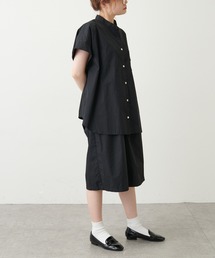 PUAL CE CIN | 【Du noir】タイプライターハーフパンツ(その他パンツ)