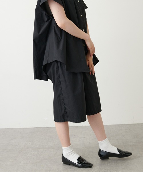 PUAL CE CIN（ピュアルセシン）の「【Du noir】タイプライターハーフパンツ（その他パンツ・レディース・ブラック/ベージュ/カーキ・FREE）」の5枚目の写真