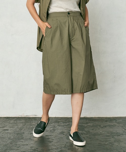 PUAL CE CIN（ピュアルセシン）の「【Du noir】タイプライターハーフパンツ（その他パンツ・レディース・ブラック/ベージュ/カーキ・FREE）」の8枚目の写真