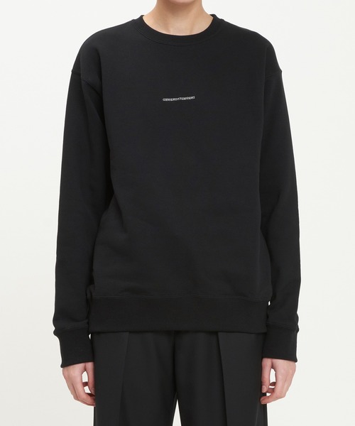 DRESSEDUNDRESSED（ドレスドアンドレスド）の「Invert Logo Text Sweater（スウェット・メンズ・ホワイト/ブラック・2/4/3）」の2枚目の写真