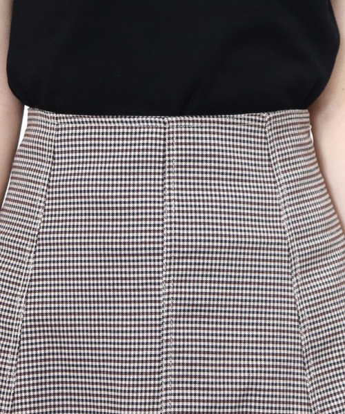 archives（アルシーヴ）の「チェックバックレースアップスカート（スカート・レディース・マスタード/オレンジ/ブラウン・MEDIUM）」の16枚目の写真