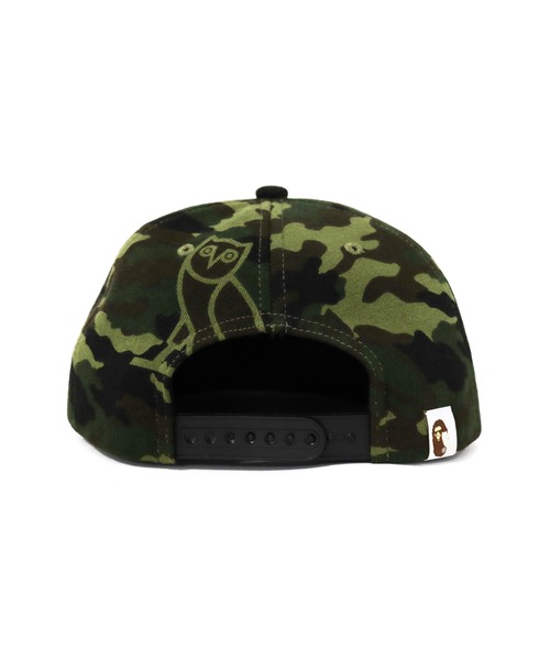 OVO "OCTOBER VERY OWN"(オービーオー オクトーバーベリーオウン)の「BAPE X OVO WOODLAND CAMO SNAPBACK CAP M(キャップ・メンズ・ベージュ/グリーン・FREE)」の9枚目の写真
