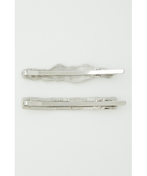 SLY（スライ）の「METAL WAVE HAIR PIN SET/ヘアピンセット（バレッタ/ヘアクリップ・レディース・ゴールド/シルバー・FREE）」の8枚目の写真