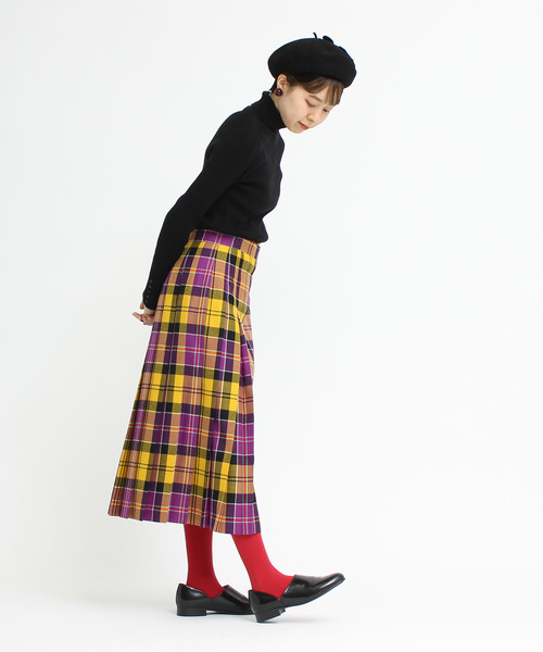 Dot＆Stripes CHILD WOMAN（ドットアンドストライプス　チャイルドウーマン）の「お花モチーフ付きベレー帽（ハンチング/ベレー帽・レディース・ブラック/アイボリー・FREE）」の4枚目の写真