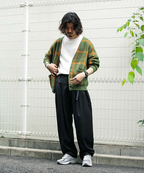 URBAN RESEARCH Sonny Label(アーバンリサーチサニーレーベル)の「チェックジャガードカーディガン(カーディガン/ボレロ・メンズ・ブラウン/レッド/グリーン・MEDIUM/LARGE)」の13枚目の写真