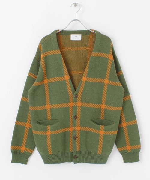 URBAN RESEARCH Sonny Label(アーバンリサーチサニーレーベル)の「チェックジャガードカーディガン(カーディガン/ボレロ・メンズ・ブラウン/レッド/グリーン・MEDIUM/LARGE)」の12枚目の写真