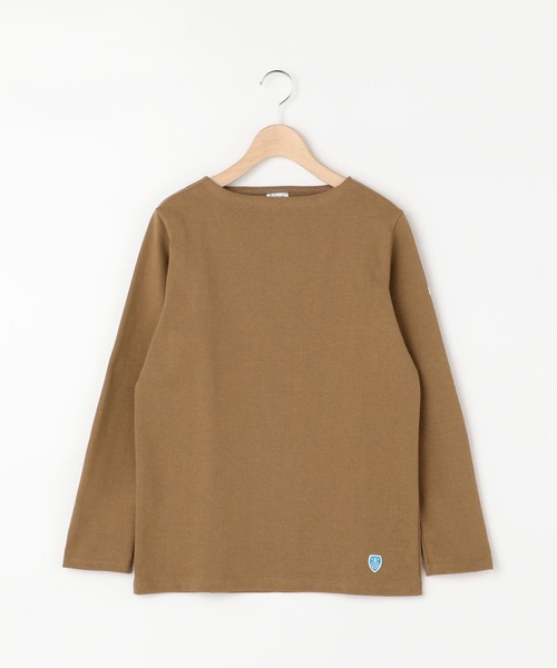 ORCIVAL（オーシバル）の「【ORCIVAL】コットンロードフレンチバスクシャツ WOMEN（Tシャツ/カットソー・レディース・ブラック系その他/ホワイト系その他5/F/ブラック/アイボリー/C/D/A/ブルー系その他5/ブラウン/E/パープル/マスタード/G/B・0/1/2）」の6枚目の写真