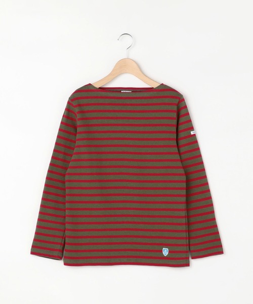 ORCIVAL（オーシバル）の「【ORCIVAL】コットンロードフレンチバスクシャツ WOMEN（Tシャツ/カットソー・レディース・ブラック系その他/ホワイト系その他5/F/ブラック/アイボリー/C/D/A/ブルー系その他5/ブラウン/E/パープル/マスタード/G/B・0/1/2）」の15枚目の写真