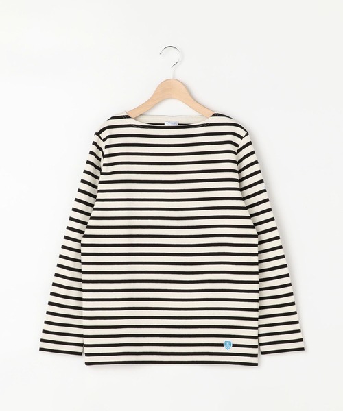 ORCIVAL（オーシバル）の「【ORCIVAL】コットンロードフレンチバスクシャツ WOMEN（Tシャツ/カットソー・レディース・ブラック系その他/ホワイト系その他5/F/ブラック/アイボリー/C/D/A/ブルー系その他5/ブラウン/E/パープル/マスタード/G/B・0/1/2）」の22枚目の写真