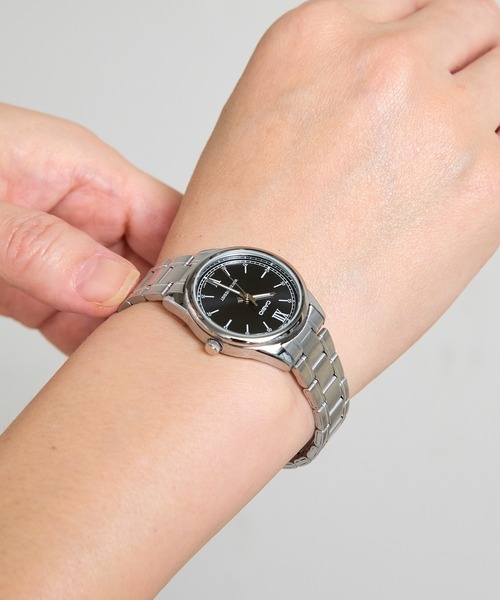 CASIO(カシオ)の「CASIO カシオ:LTP-V005D ベーシックラウンドメタル アナログ チープカシオ(アナログ腕時計・レディース・ブラック/ブラック系その他/ブルー/サックスブルー/ライトピンク/シルバー/シルバー系その他/シルバー系その他2/シルバー系その他3/シルバー系その他5/シルバー系その他4・FREE)」の12枚目の写真