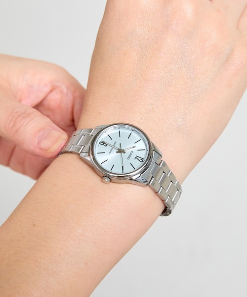 CASIO(カシオ)の「CASIO カシオ:LTP-V005D ベーシックラウンドメタル アナログ チープカシオ(アナログ腕時計・レディース・ブラック/ブラック系その他/ブルー/サックスブルー/ライトピンク/シルバー/シルバー系その他/シルバー系その他2/シルバー系その他3/シルバー系その他5/シルバー系その他4・FREE)」の22枚目の写真