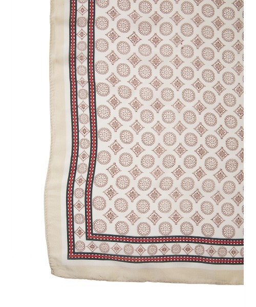 fifth（フィフス）の「総柄大判スカーフ（バンダナ/スカーフ・レディース・モカ/ブルー・MEDIUM）」の6枚目の写真