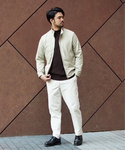 EDIFICE（エディフィス）の「ZEGNA BARUFFA 7ゲージ モックネックニット（ニット/セーター・メンズ・グレー/ブラウン/パープル/ブラック/ホワイト/ネイビー・X-LARGE/SMALL/LARGE/MEDIUM）」の7枚目の写真