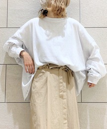 Q | 袖ボリュームロンT(Tシャツ/カットソー)
