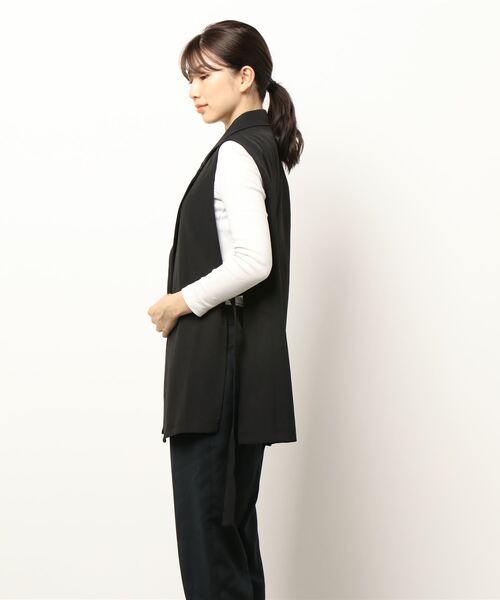 RETRO GIRL（レトロガール）の「サイドDカンベスト（ベスト・レディース・アイボリー/ブラック・FREE）」の10枚目の写真