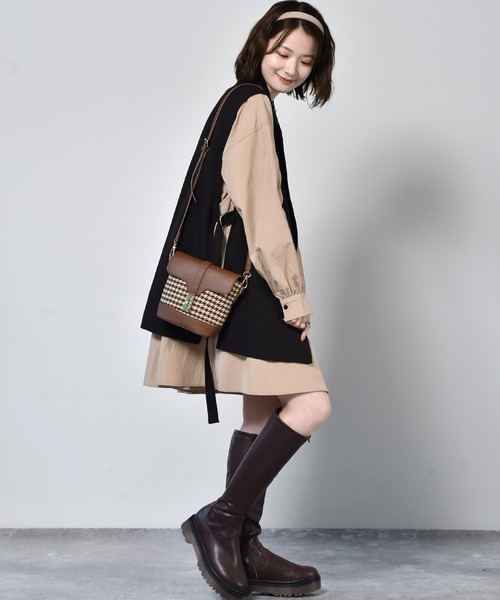 RETRO GIRL（レトロガール）の「サイドDカンベスト（ベスト・レディース・アイボリー/ブラック・FREE）」の11枚目の写真