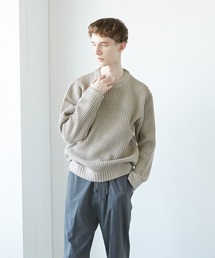 【TONE MEN'S】畦編みニット(RE)