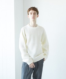 【TONE MEN'S】畦編みニット(RE)