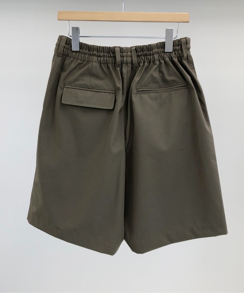 KIIT(キート)の「KIIT キート / TWO TUCK EASY SHOTS ツータックイージーショーツ セットアップ / KIM-P87-501(スラックス・メンズ・ダークネイビー/ブラウン/ライトベージュ・2/1/3)」の7枚目の写真