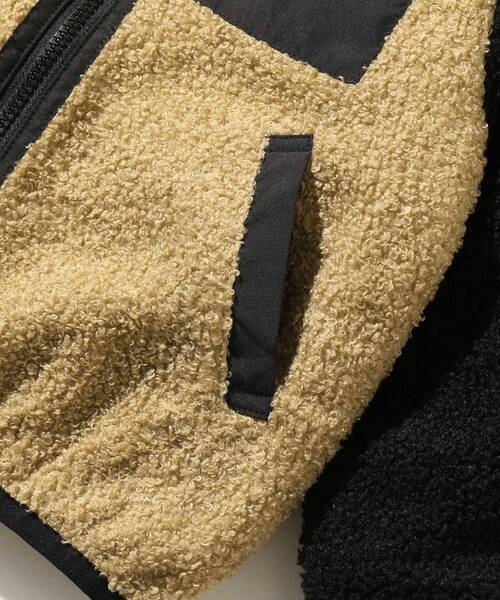 THE SHOP TK （ザ ショップ ティーケー ）の「◆【140cmまで】リバーシブル星柄ボアブルゾン（ブルゾン・キッズ・ブラック/カーキ/ベージュ系4/ブルー系4・11/12/10/14/13）」の13枚目の写真