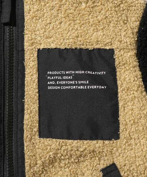 THE SHOP TK （ザ ショップ ティーケー ）の「◆【140cmまで】リバーシブル星柄ボアブルゾン（ブルゾン・キッズ・ブラック/カーキ/ベージュ系4/ブルー系4・11/12/10/14/13）」の14枚目の写真