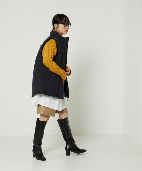 FREAK'S STORE(フリークスストア)の「PRIMALOFT VEST/プリマロフトベスト(ダウンベスト・レディース・ブラック/ダークブラウン・フリ-)」の20枚目の写真