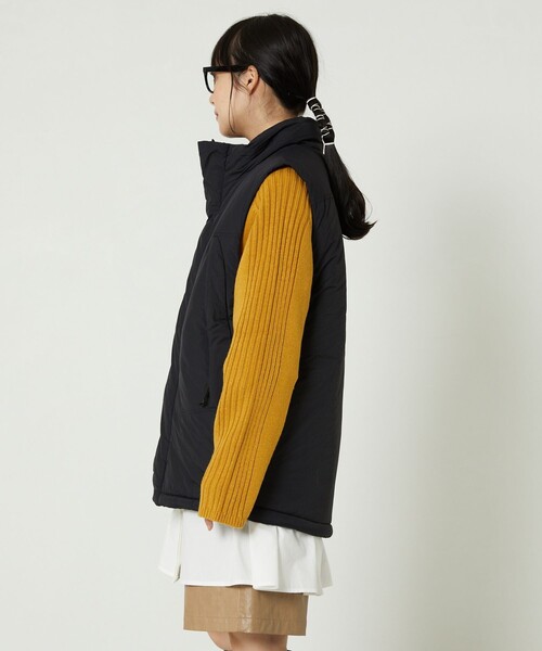 FREAK'S STORE(フリークスストア)の「PRIMALOFT VEST/プリマロフトベスト(ダウンベスト・レディース・ブラック/ダークブラウン・フリ-)」の21枚目の写真