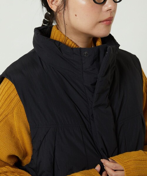 FREAK'S STORE(フリークスストア)の「PRIMALOFT VEST/プリマロフトベスト(ダウンベスト・レディース・ブラック/ダークブラウン・フリ-)」の13枚目の写真