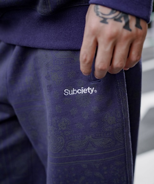 Subciety（サブサエティ）の「PAISLEY SWEAT PANTS（その他パンツ・メンズ・ブラック/ネイビー/グレー・MEDIUM/LARGE/X-LARGE）」の15枚目の写真