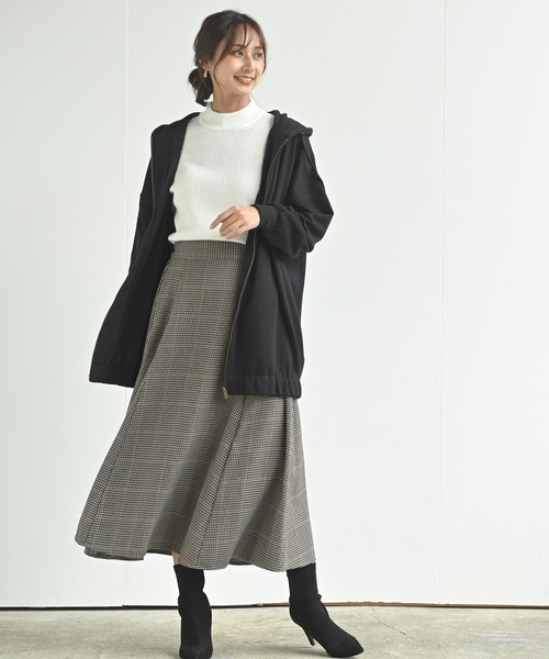 rps(アールピーエス)の「裏起毛ワイドジップパーカー(パーカー・レディース・モカ/グレー/ブラック/ブルー・M)」の15枚目の写真