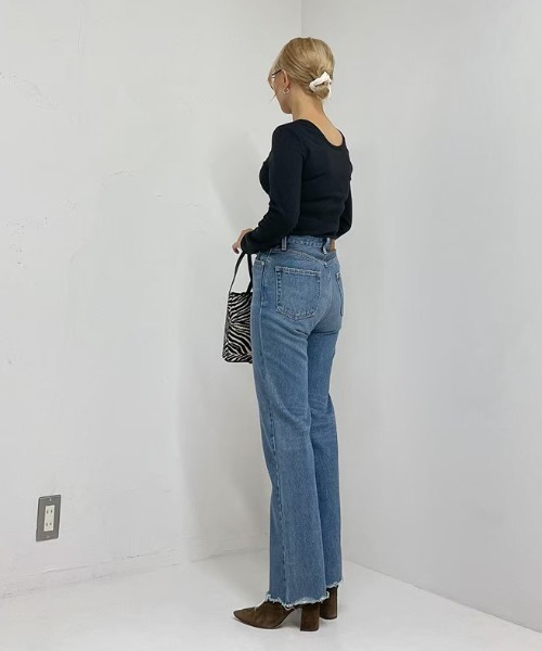 Vicente(ヴィセンテ)の「Henry bodysuit(Tシャツ/カットソー・レディース・グレー/ブラック・FREE)」の15枚目の写真