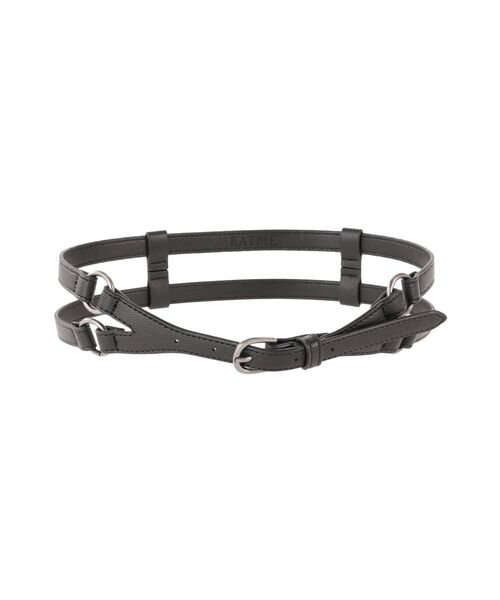 EATME（イートミー）の「リングダブルベルト（ベルト・レディース・ブラック・FREE）」の6枚目の写真